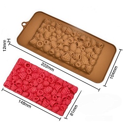 Форма силиконовая для шоколада «Плитка Малина»