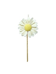 Свеча из пчелиного воска "Ромашка перламутровая" 13 см*6 см